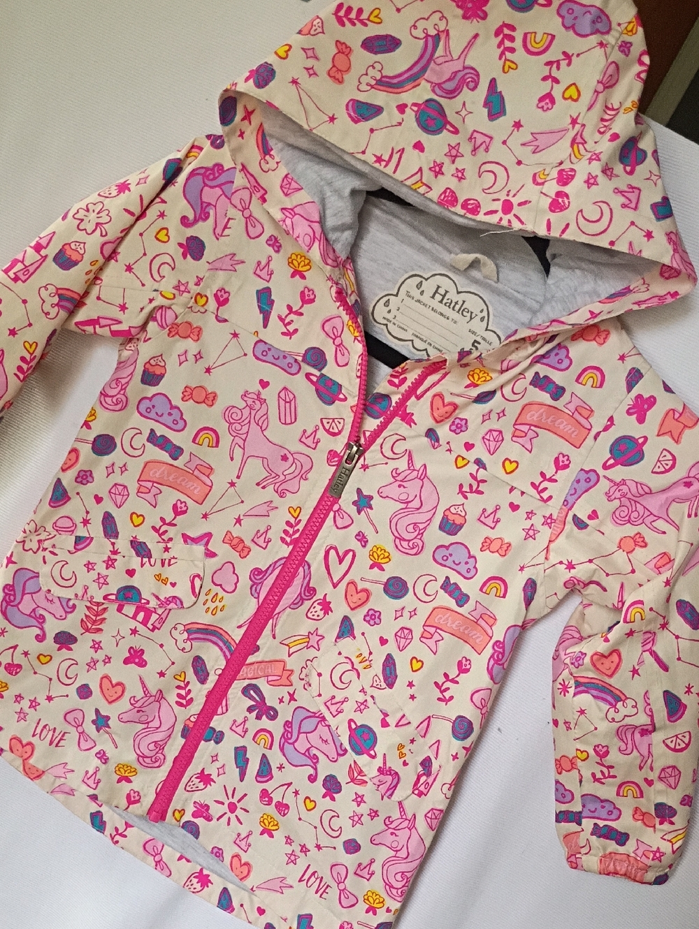 Hatley Girls Unicorn Raincoat